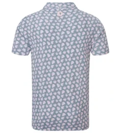 FootJoy Men's Shadow Palm Print Golf Polo Shirt -Golf Sports Store 0074842 footjoy mens shadow palm print golf polo shirt