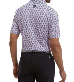 FootJoy Men's Shadow Palm Print Golf Polo Shirt -Golf Sports Store 0074849 footjoy mens shadow palm print golf polo shirt