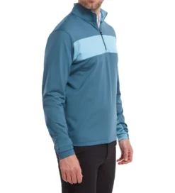 FootJoy Men's Engineered Chest Stripe Chill-Out Golf Midlayer -Golf Sports Store 0074867 footjoy mens engineered chest stripe chill out golf midlayer