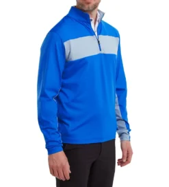FootJoy Men's Engineered Chest Stripe Chill-Out Golf Midlayer -Golf Sports Store 0074868 footjoy mens engineered chest stripe chill out golf midlayer