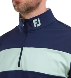 FootJoy Men's Engineered Chest Stripe Chill-Out Golf Midlayer -Golf Sports Store 0074869 footjoy mens engineered chest stripe chill out golf midlayer
