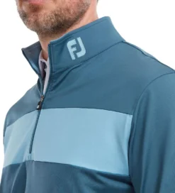 FootJoy Men's Engineered Chest Stripe Chill-Out Golf Midlayer -Golf Sports Store 0074871 footjoy mens engineered chest stripe chill out golf midlayer