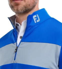 FootJoy Men's Engineered Chest Stripe Chill-Out Golf Midlayer -Golf Sports Store 0074872 footjoy mens engineered chest stripe chill out golf midlayer