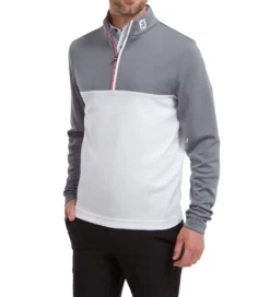 FootJoy Men's Colour Block Chill-Out Golf Midlayer -Golf Sports Store 0075073 footjoy mens colour block chill out golf midlayer