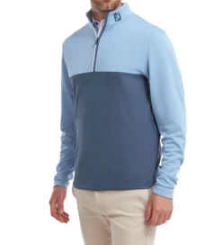FootJoy Men's Colour Block Chill-Out Golf Midlayer -Golf Sports Store 0075074 footjoy mens colour block chill out golf midlayer