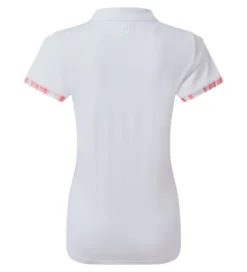 FootJoy Ladies Watercolour Trim Pique Golf Polo Shirt -Golf Sports Store 0075222 footjoy ladies watercolour trim pique golf polo shirt