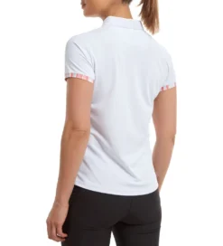 FootJoy Ladies Watercolour Trim Pique Golf Polo Shirt -Golf Sports Store 0075226 footjoy ladies watercolour trim pique golf polo shirt