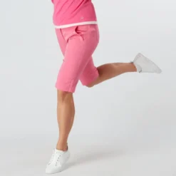 Swing Out Sister Ladies Fleur Pink Glo Drifit Golf Shorts -Golf Sports Store 0078195 swing out sister ladies fleur pink glo drifit golf shorts