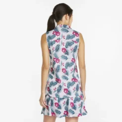 Puma Ladies Cloudspun Paradise Sleeveless Golf Polo Shirt -Golf Sports Store 0078307 puma ladies cloudspun paradise sleeveless golf polo shirt