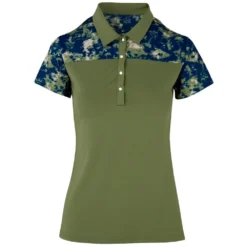 Swing Out Sister Ladies Bridgette Cap Sleeve Golf Polo Shirt