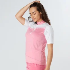 Swing Out Sister Ladies Therese Block Cap Sleeve Golf Polo Shirt -Golf Sports Store 0079678 swing out sister ladies therese block cap sleeve golf polo shirt