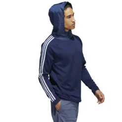Adidas Men's 3 Stripes COLD.RDY Golf Hoodie -Golf Sports Store 0082335 adidas mens 3 stripes coldrdy golf hoodie