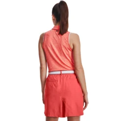 Under Armour Ladies Zinger Point Sleeveless Golf Polo Shirt -Golf Sports Store 0082663 under armour ladies zinger point sleeveless golf polo shirt