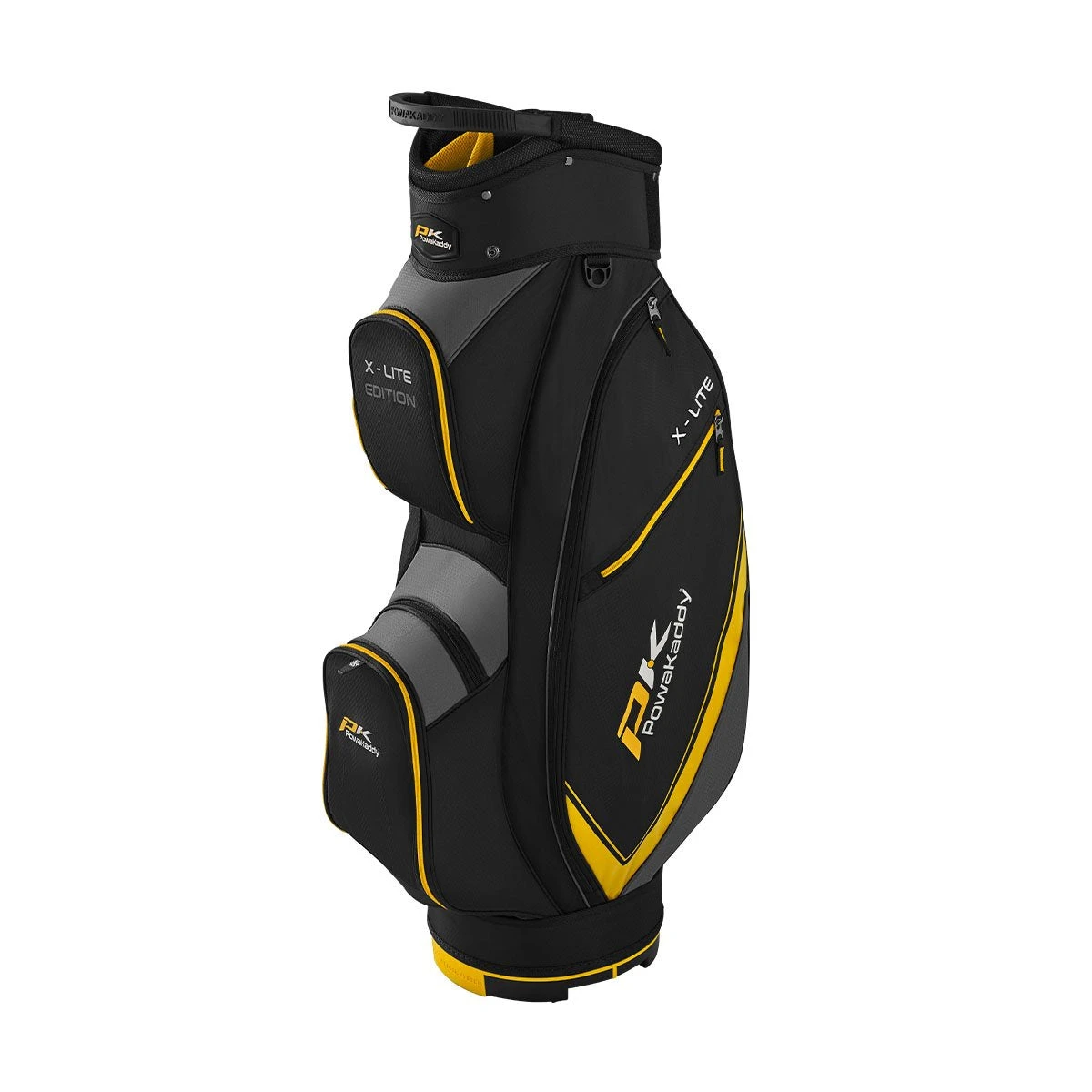 PowaKaddy X-Lite Bag Black/Titanium /Yellow 1 PowaKaddy X-Lite Bag Black/Titanium /Yellow