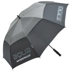 Big Max Aqua Double Canopy Golf Umbrella -Golf Sports Store BigMaxAquaUmbrellaCharBlk1000 1280x