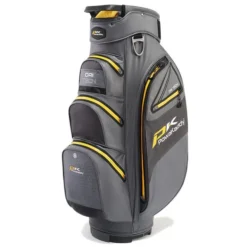 PowaKaddy Dri-Tech Cart Bag Gunmetal Yellow 22