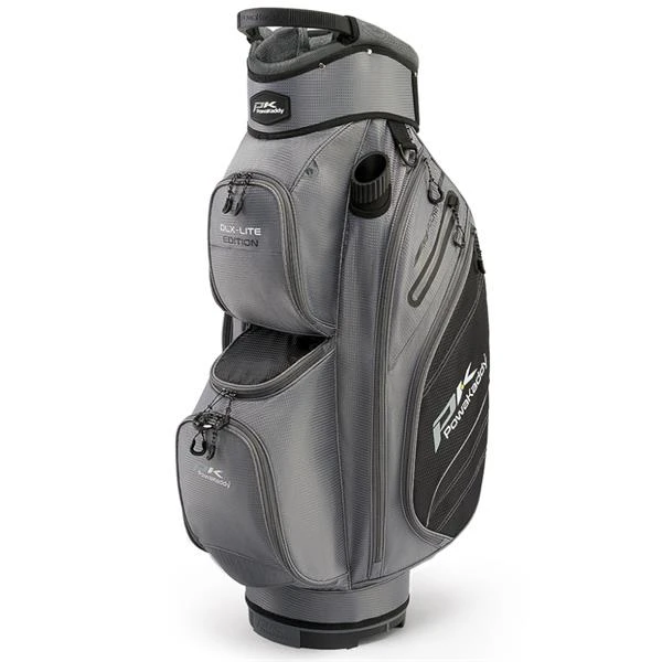 Powakaddy DLX-Lite Cart Bag Gunmetal Black 1 Powakaddy DLX-Lite Cart Bag Gunmetal Black
