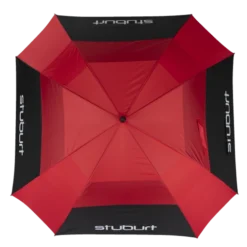 Stuburt 66" Double Canopy Golf Umbrella -Golf Sports Store SBUMB1260 RED 04 1280x