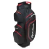 TaylorMade StormDry W/P Cart Bag Black Red