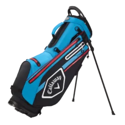 Callaway CHEV DRY STAND BAG Black/CYAN/Fire Red