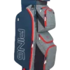 Ping Traverse 2020 Cart Bag Heather Grey/Navy/Scarlet