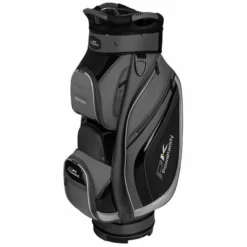 PowaKaddy Premium Edition Cart Bag Titanium Black Silver
