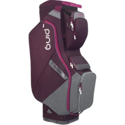 Ping Traverse 214 Cart Bag Heather Grey/Magenta